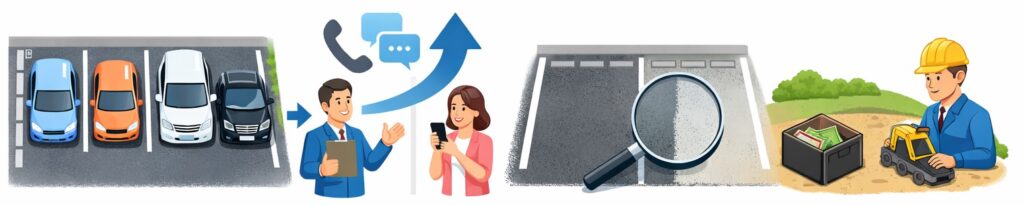 今ある駐車場をさらに広げる方法