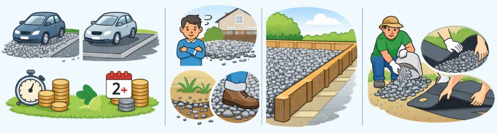 砂利の良い点と注意点