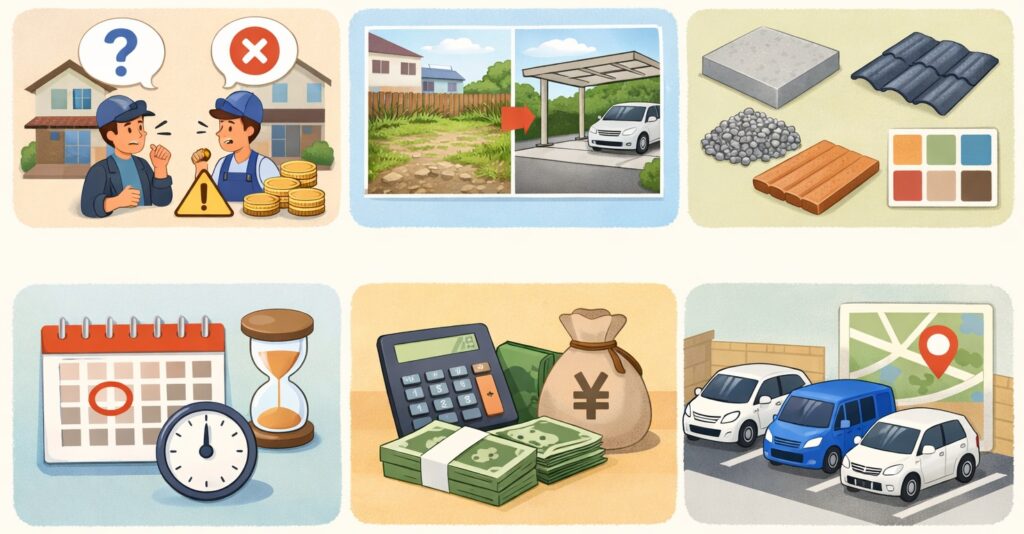 見積もりの際に伝えておきたい内容