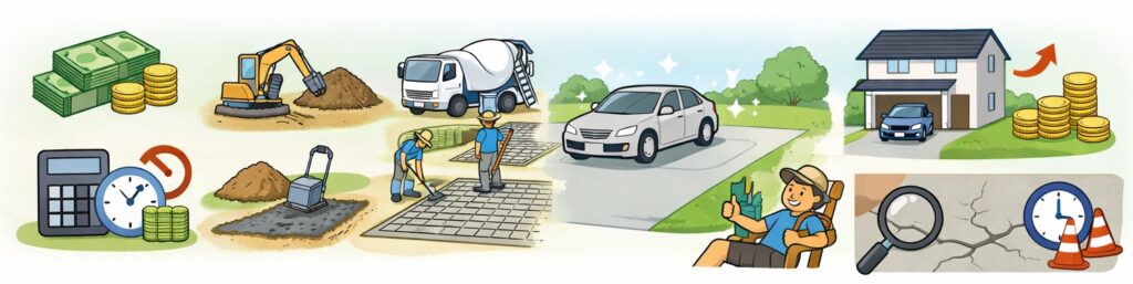 コンクリートの良い点と気をつける点