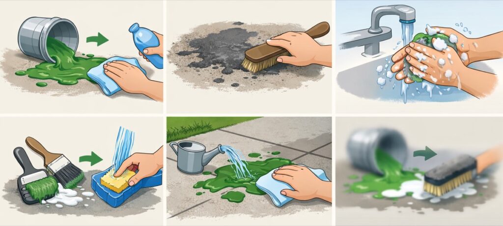 塗料がはみ出したときの対処方法