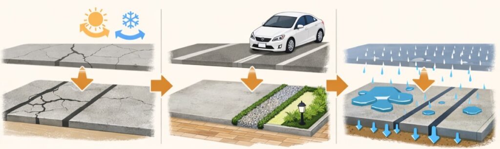 スリットを作ると良いとされる3つのこと