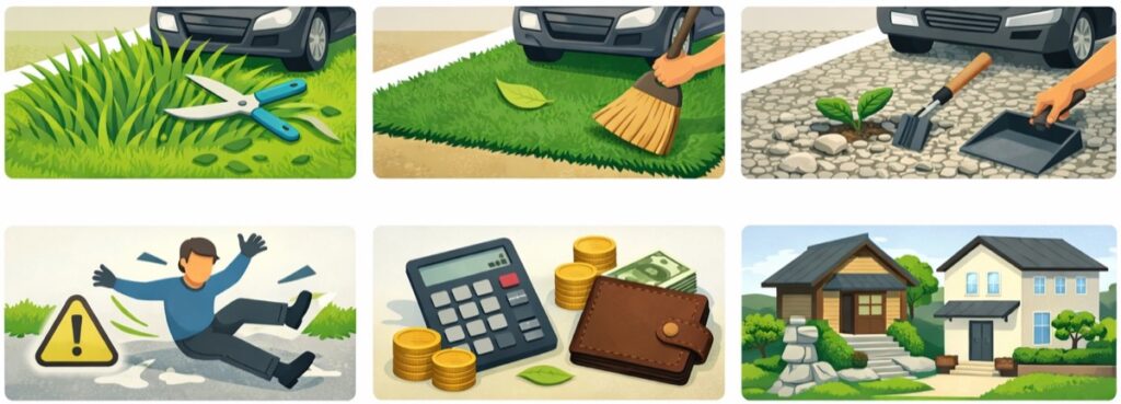 植物・人工芝・砂利などを選ぶときのポイント