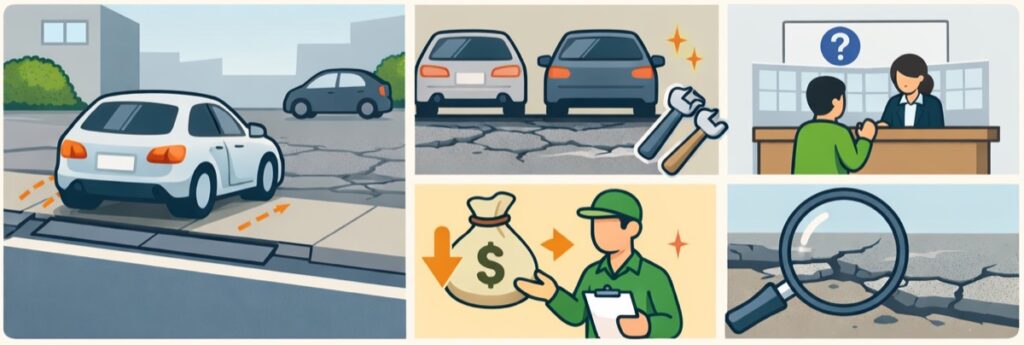 修繕する箇所を必要な部分にしぼる