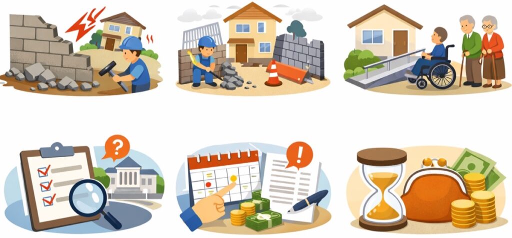 国や市の補助金制度を確認する