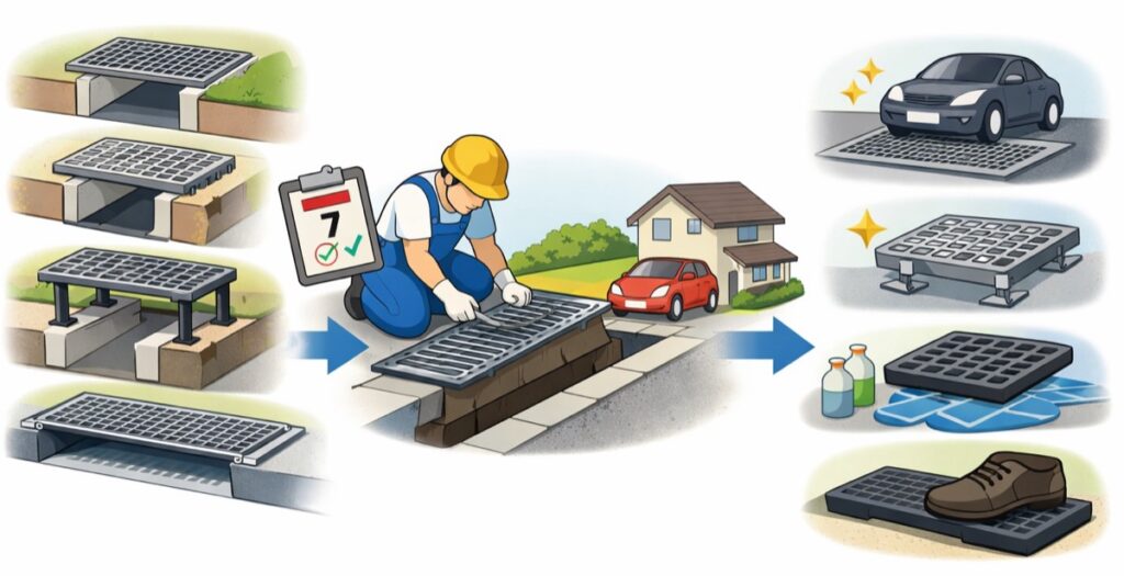 種類と素材の違い