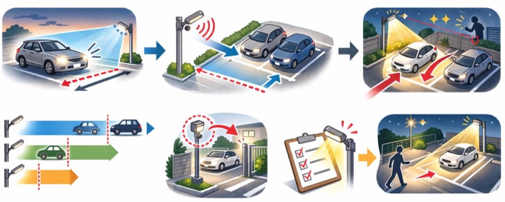 感知できる距離を確認する