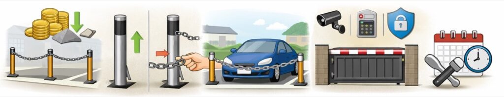 手軽に始められるチェーンポール