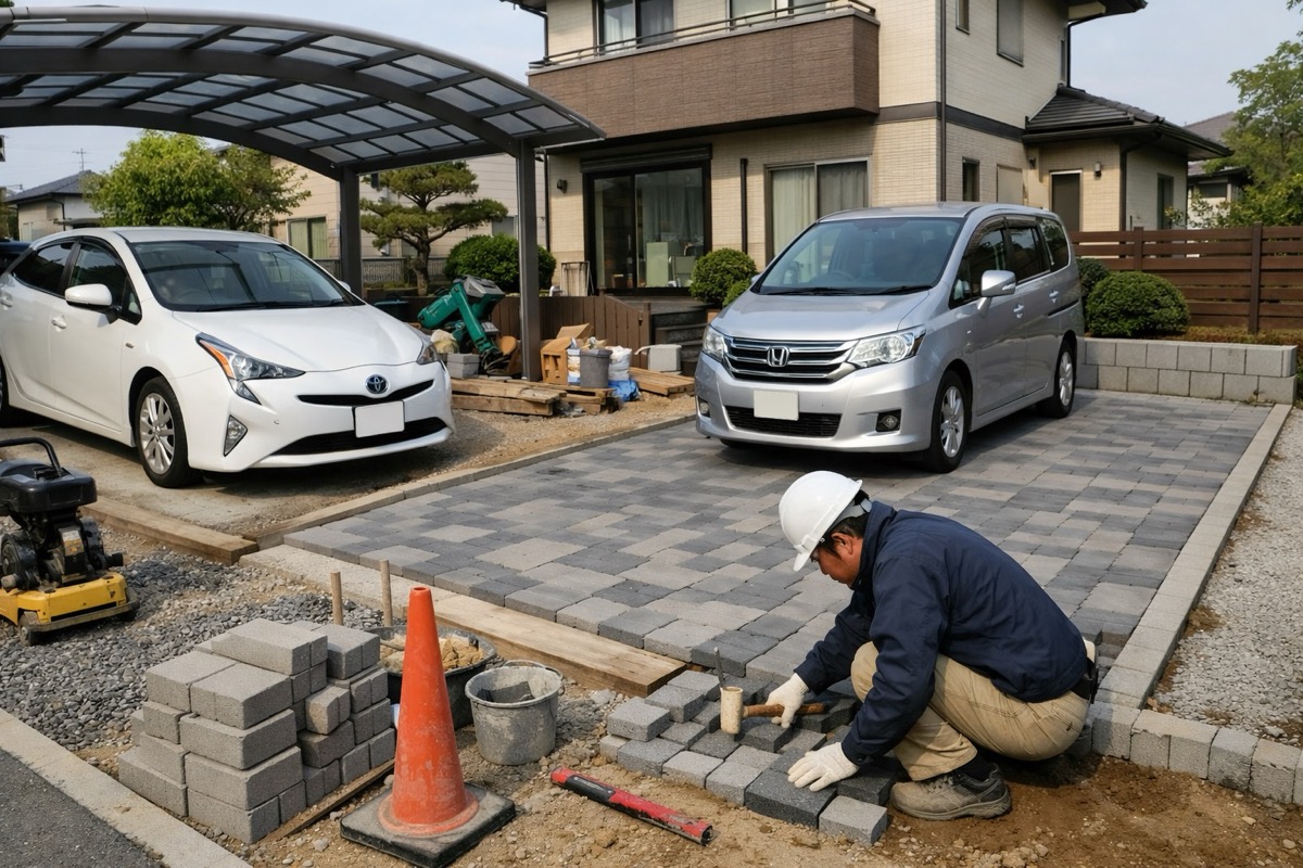 自宅駐車場のリフォームで後悔しない！増設・造成・整備にかかる費用と注意点を解説