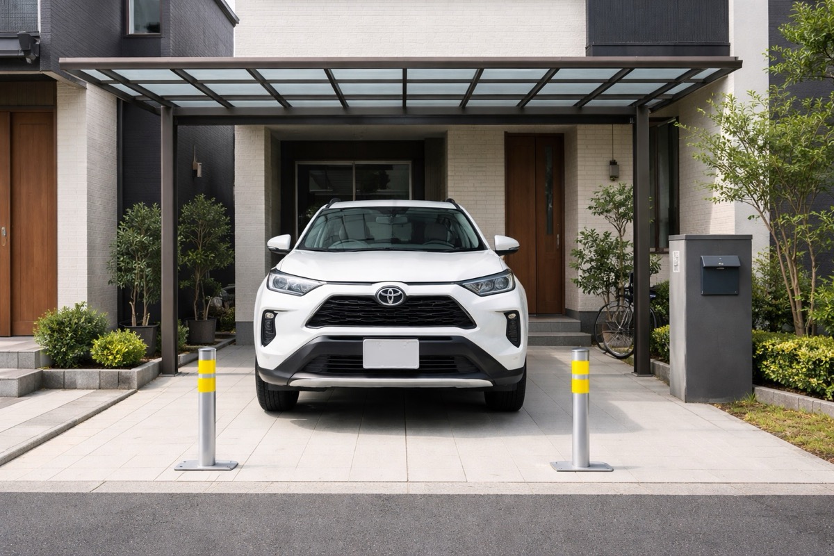 駐車場のフェンス・柵・ガードポールで不審者侵入を防ぐ！費用と選び方を徹底比較