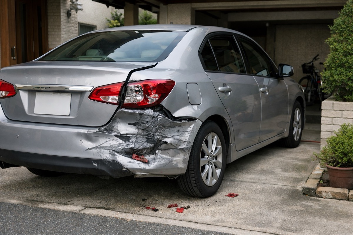 自宅駐車場で事故・当て逃げが起きたら？トラブル別の対処法と再発防止策を解説