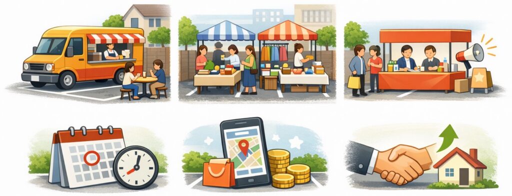 短期・イベント需要を狙う貸し出し方法