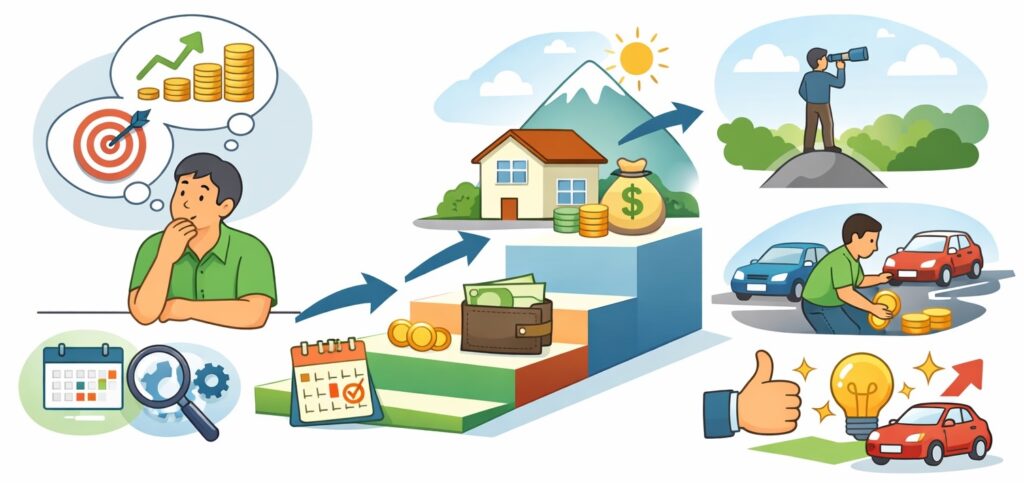 目標金額を具体的に決められる人