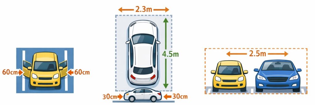 軽自動車に必要な広さの目安