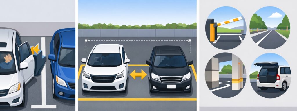 大きめの車（SUV・ミニバン）に合う広さの目安