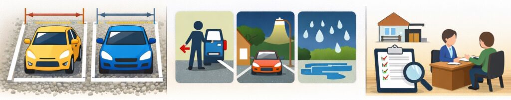 月極で貸すときに必要な広さ