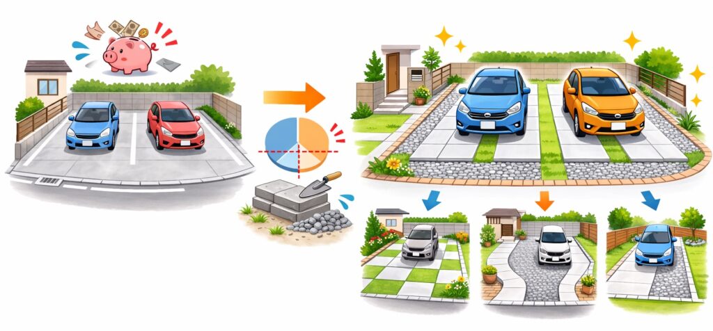 お金をかける場所の分け方