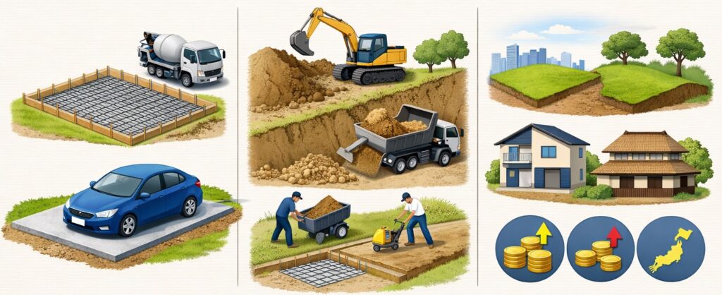 土間コンクリートの費用目安