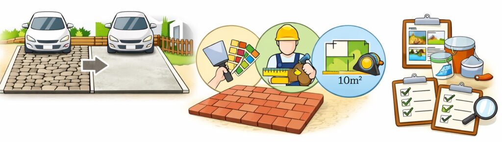 スタンプコンクリートの費用目安