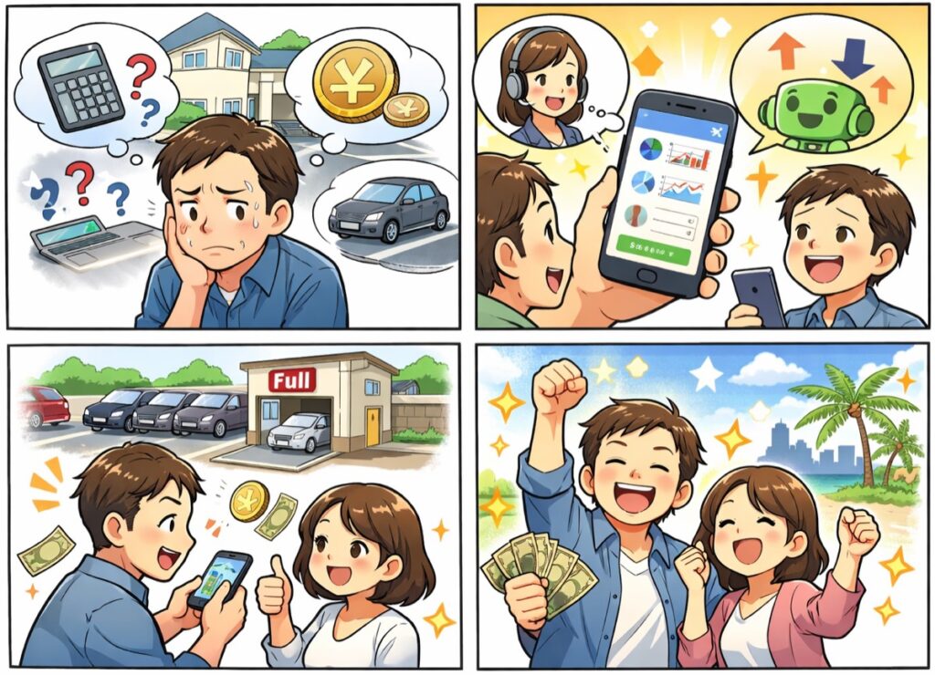 akippaの料金設定は自動でできる？周辺相場の調べ方と予約が入りやすい価格の決め方