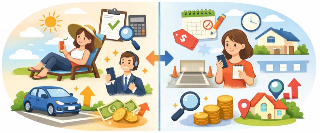 自動設定（委託）と自分設定、どちらが自分に合っているか