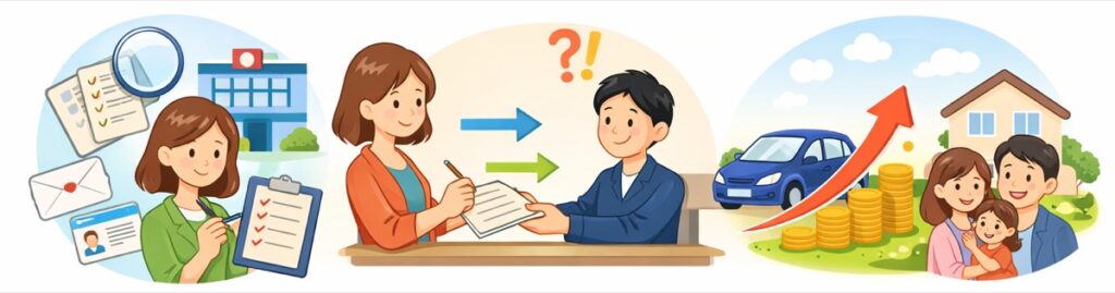 申請に必要な書類を事前に確認しておこう