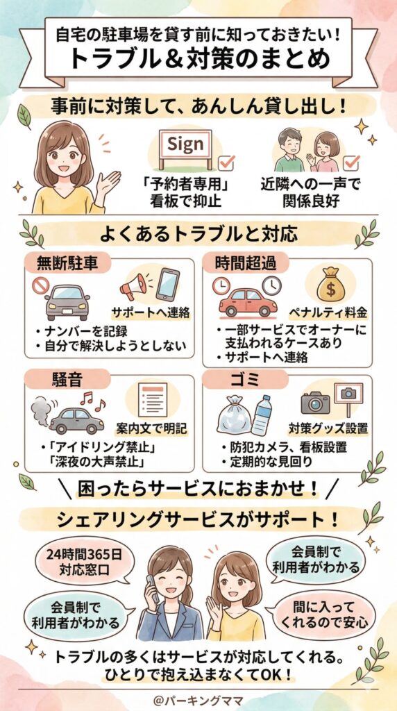 貸し出しを始める前に知っておきたいトラブルと対策 